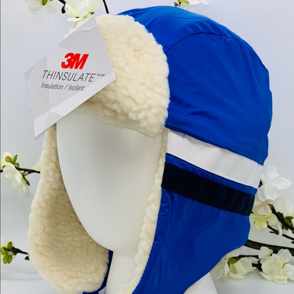 Gap Kids Sherpa Trapper Hat Thinsulate Insulation Size: S/M Color: Bristol Blue - Picture 3 of 10